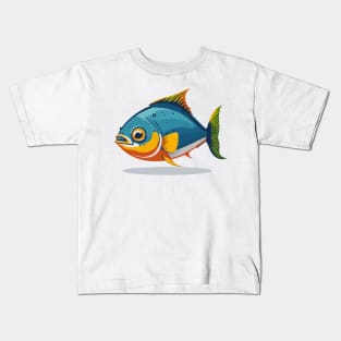 Cute Tuna Fish Kids T-Shirt